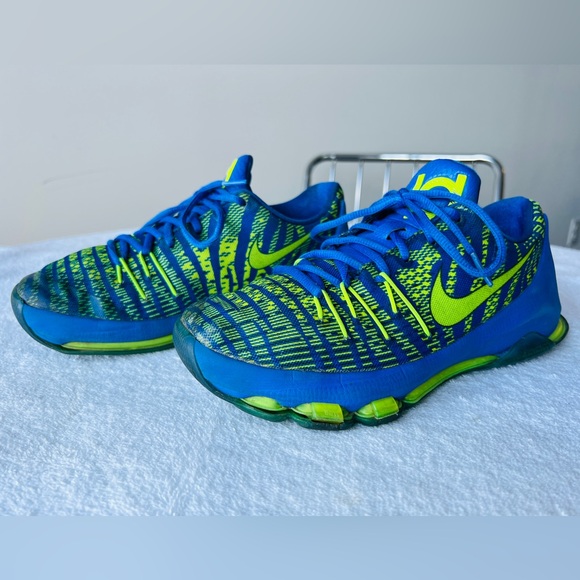 Nike Kids KD 8 GS 'Hyper Cobalt' Athletic Sneakers - Picture 12 of 13
